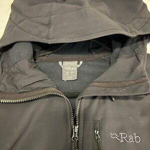 Rab Men's Black Windbreaker Jacket